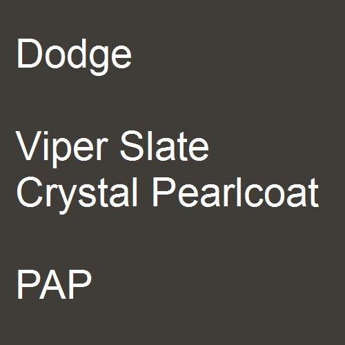 Dodge, Viper Slate Crystal Pearlcoat, PAP.